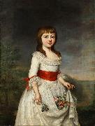 unknow artist Portrait of Duchess Charlotte Friederike of Mecklenburg as a child oil painting reproduction